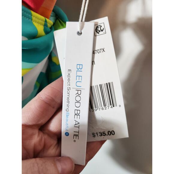 Women's Plus swimsuit Bleu by Rod Beattie size 20W - Picture 3 of 5